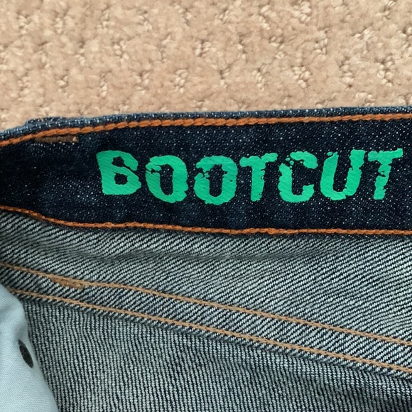 J Crew 29R x 32” Stretch Bootcut Dark Wash Jean EUC - Picture 5 of 6